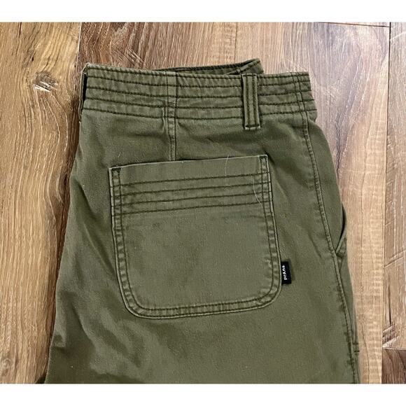 PrAna Pants Women’s 6 Olive Green Flat Front Straight Casual Pockets Outdoor EUC - Picture 9 of 11